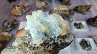 Blue Barite 2 blue barite crystal