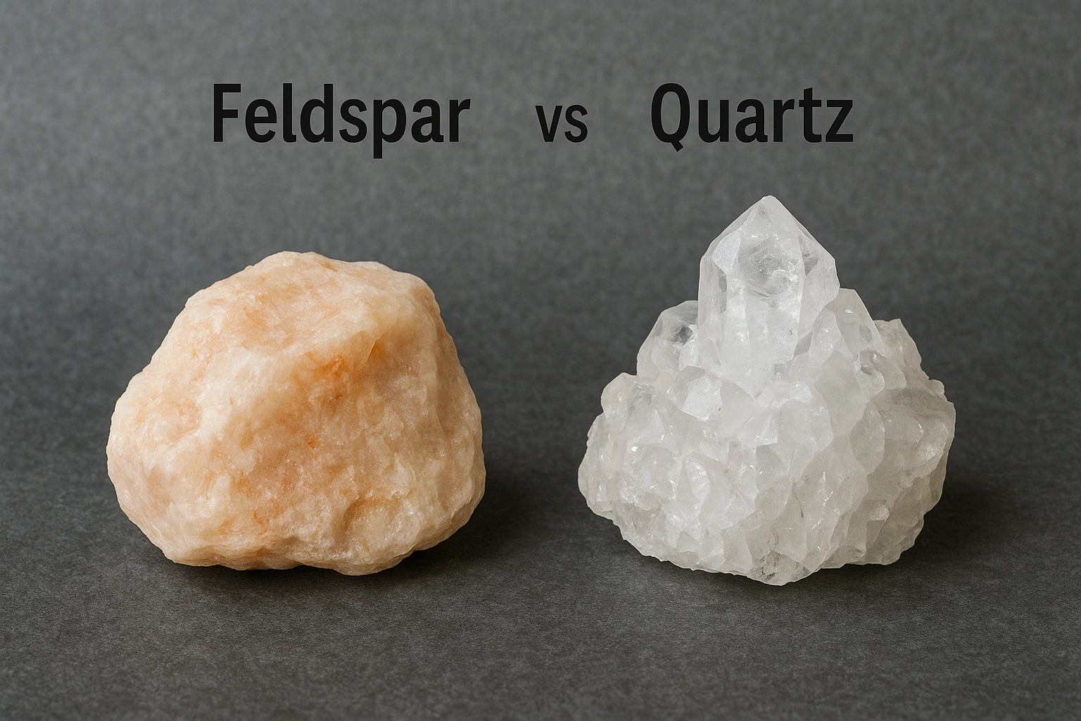 Feldspar vs Quartz 2 Feldspar vs Quartz
