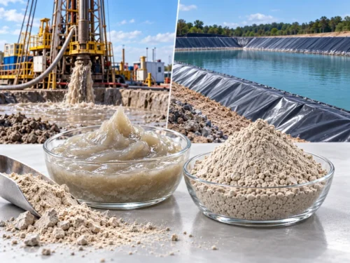 Sodium Bentonite vs Calcium Bentonite: Differences and Uses 2 Sodium bentonite used in drilling fluids and geotechnical sealing applications
